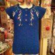 画像1: Flower embroidery summer knit