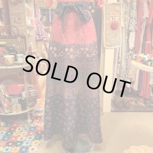 画像: Indian cotton  wrap skirt