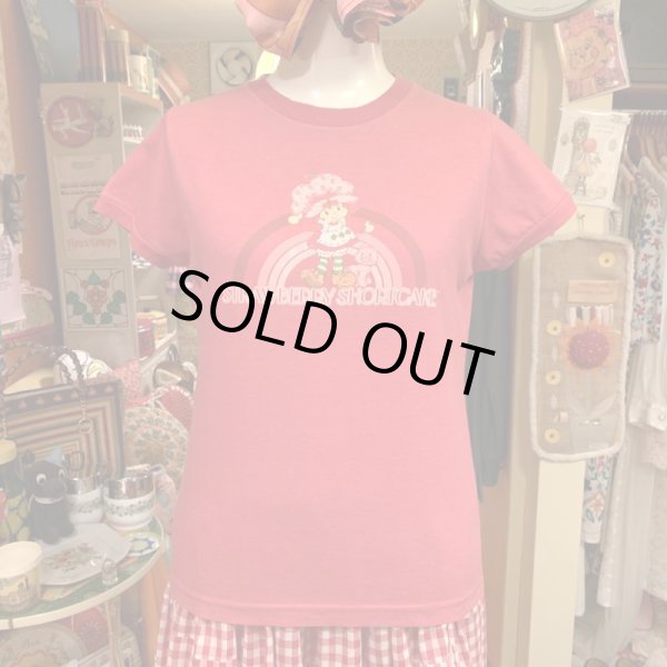 画像1: Strawberry shortcake Kid's リンガーtee