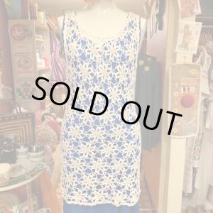 画像: (SALE)  Flower motif crochet tops  