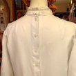 画像3: Vintage V laceline white blouse