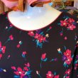 画像2: Floral pattern long sleeve onepiece