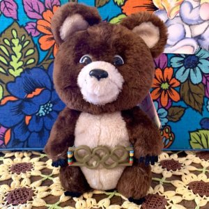 画像: DAKIN社 タグ付き Moscow olympics Misha plush doll