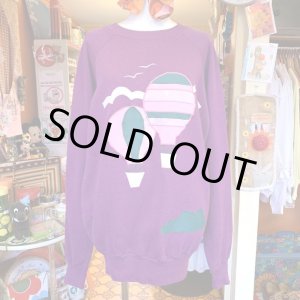 画像: Balloon patchwork sweat