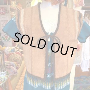 画像: Vintage Patch suede vest