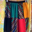 画像6: stripe＆velor patchwork long skirt