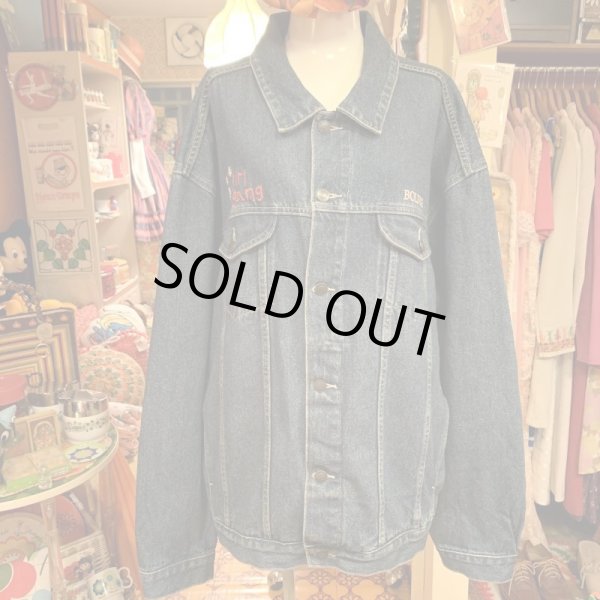 画像1: girl gang denim jacket