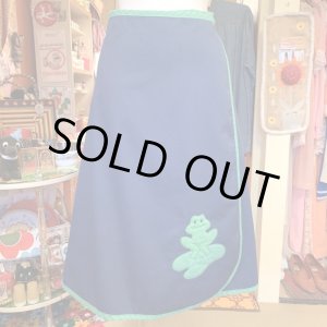 画像: Frog patchwork wrap skirt