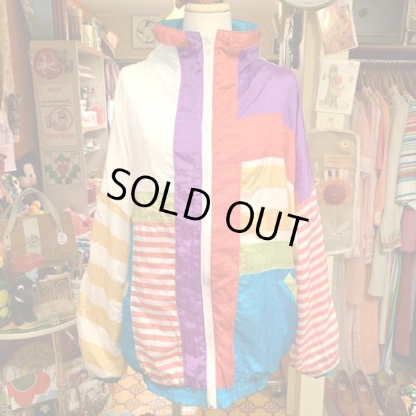 画像1: Colorful nylon jacket