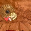 画像11: Brown suede flower embossing apron