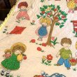 画像2: Girl&Boy pattern quilt cover