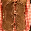 画像2: （SALE）Brown suede&knit vest