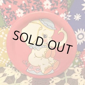 画像: Pop elephant tin plate  A