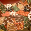 画像1: Flower＆Cat Patchwork pattern cloth (S)