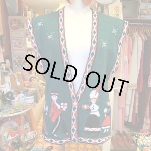 画像: （SALE）GR Person with gift pattern knit vest