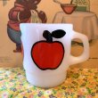 画像1: FireKing super fruit Apple mug