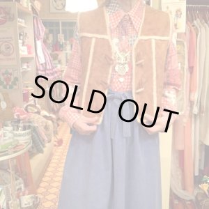 画像: Vintage bore suede vest