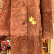 画像3: Flower paint suede coat