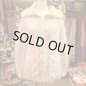 画像: Vintage Ivory wool cardigan