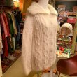 画像2: Vintage Ivory wool cardigan