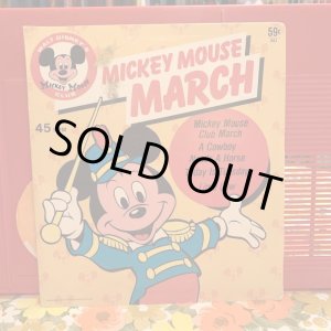 画像: MICKEY MOUSE MARCH 45RPM