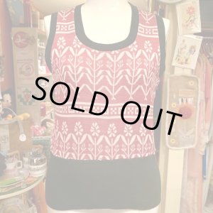 画像: Flower patterned vest