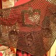 画像5: （SALE）Brown crochet cape