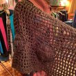 画像3: （SALE）Brown crochet cape