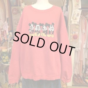 画像: Mickey embroidery sweat