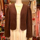 画像: (SALE) Flower pattern corduroy jacket