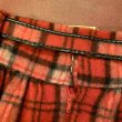 画像4: RD/BK Plaid wool skirt