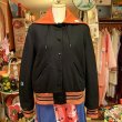 画像1: Vintage sailor collar stadium jumper(Flower Pin badge&Vintage Patch)