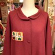 画像2: Bordeaux A line coat