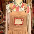 画像2: Crochet patchwork corduroy salopette dress