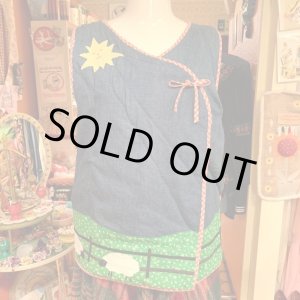 画像: Sheep patchwork quilting vest