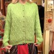 画像5: 50'S Flower pattern wool cardigan