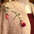 画像4: 50'S Rose motif mohair knit cardigan