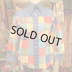 画像: Patchwork shirt youth size