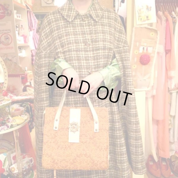 画像1: PENDLETON Plaid wool poncho