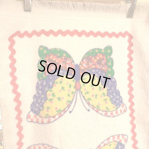 画像2: Butterfly patchwork pattern towel