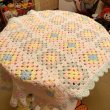 画像3: Vintage pastel colour Granny square blanket