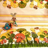 画像: レア！70'S Mushroom vinyl cloth