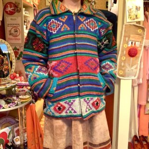 画像: (SALE) Handmade in Nepal embroidery jacket