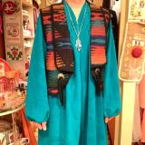 画像: (SALE) Native pattern wool vest