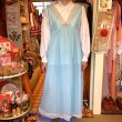 画像1: Light blue vintage negligee