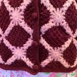 画像3: Flower motif crochet knit cardigan