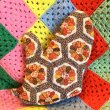 画像1: Dresden pattern vintage quilting mittens