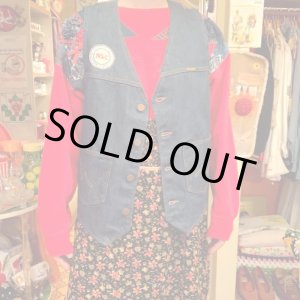 画像: Wrangler patch denim vest