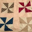 画像3: Triangle flower vintage patchwork quiltcover