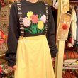 画像4: Tulip rubber print vintage sweat